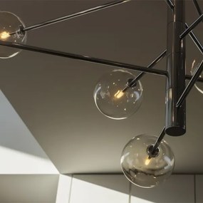 Ideal Lux - LED Luster na tyči EQUINOXE 12xG4/2W/230V pr. 124 cm chróm/číra