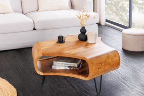 Konferenčný stolík ORGANIC LIVING 90 cm akáciové drevo