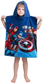 Jerry Fabrics Detské pončo 50x115 cm - Avengers "Hero"