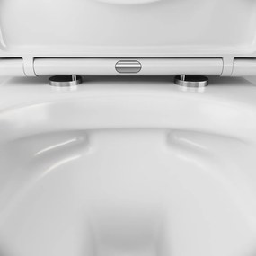 Závesné WC AM.PM Flash CNA1700SC bezokrajové, so sedadlom Microlift, biele