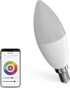 Inteligentná LED žiarovka GoSmart E14 4,8W 230V ZigBee RGB stmievateľná