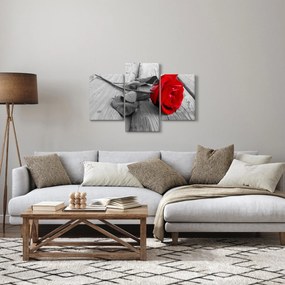 Obraz červených ruží (90x60 cm)