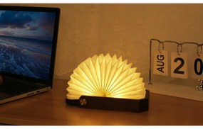 Biela/tmavo prírodná svetelná dekorácia na USB Origami – Gingko