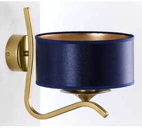 Jupiter 2115 - Nástenné svietidlo KASZMIR 1xE27/15W/230V modré/zlaté