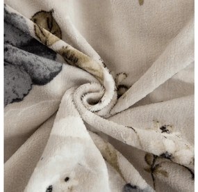 Mikroplyšové obliečky NOMELLA béžové Rozmer obliečky: 70 x 80 cm | 140 x 200 cm