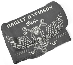 Sablio Deka Harley-Davidson S krídlami - 150x120 cm