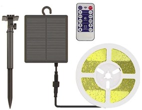 V-Tac LED Stmievateľný solárny pásik LED/1,2W/3,7V 4000K IP67 5m VT1512