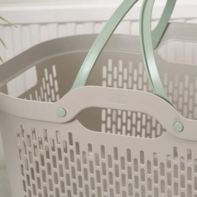 Svetlohnedý plastový kôš na bielizeň 45 l – Addis