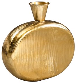 Veľká dekoratívna váza ORIENT XL 65 cm so zlatým kladivkovaným efektom