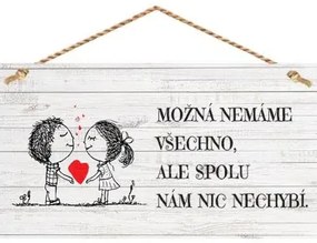 Bohemia Gifts Dekoračný obrázok na zavesenie - Spolu