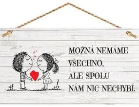 Bohemia Gifts Dekoračný obrázok na zavesenie - Spolu