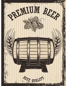 Ceduľa Premium Beer - Best Quality