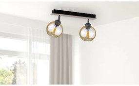 Bodové svietidlo THEA WOOD 2xE27/60W/230V