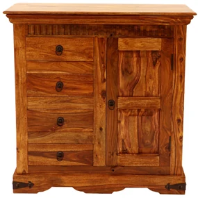 furniture-nabytek.cz - Komoda z masívneho palisandrového dreva 90x90x45