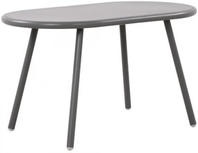Konferenčný stolík Velva - v45 x 80 x 45 cm - Tmavo sivá