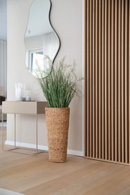 Kvetináč CLASSIC ROUND, vodný hyacint, výška 60 cm, natur