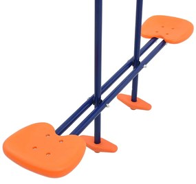 Súprava hojdačiek s 3 sedadlami oceľová