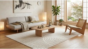 Krémovobiely koberec 160x230 cm Whirl – ESTE