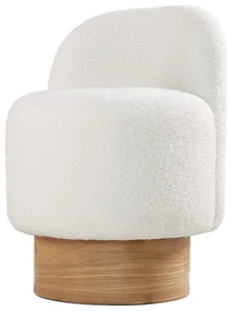 Stolička Monre Teddy White