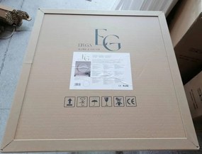 Erga Olivia, okrúhle LED zrkadlo 70cm, čierny kovový rám, 1610 lm, 6500K, predné osvetlenie, ERG-V01-202-7070-BK