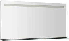 Sapho Sapho, BRETO LED podsvietené zrkadlo, sklenená polica, 1200x608mm, BT120