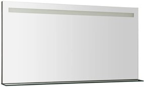 Sapho Sapho, BRETO LED podsvietené zrkadlo, sklenená polica, 1200x608mm, BT120