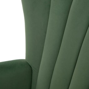 Kreslo MILLS zelené 859521