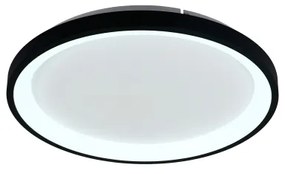 Brilagi - LED stmievateľné stropné svietidlo FALCON SLIM LED/42W/230V pr. 50 cm čierne s diaľkovým ovládaním