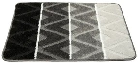 Sada kúpeľňových koberčekov PALMA sivá, kosoštvorce