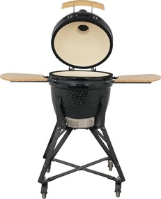 Keramický Kamado BBQ gril BestBerg BBGK-46B / Ø 38,3 cm / čierna
