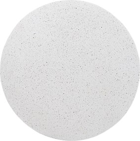 Okrúhly konferenčný stolík Sintro 54 cm - biele terrazzo
