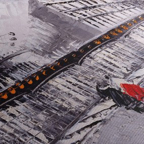 Obraz - Olejomaľba mesta II. (120x50 cm)