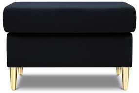 Tmavomodrá zamatová podnožka Kyoto – Cosmopolitan Design