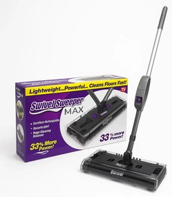 Akumulátorový zmeták Swivel Sweeper MAX - sivý