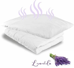 Levanduľový set prikrývky a vankúša 140x200 + 70x90 Harmony EMI