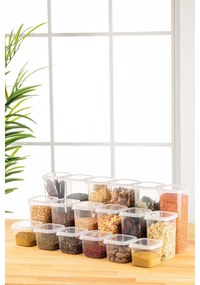 Sada 18 ks potravinových boxov BONNIE biela