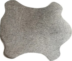 Prestieranie z hovädzej kože v tvare kravy / sivá - 30 * 48 * 1cm