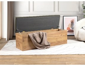 Lavica v zelenej a prírodnej farbe Oceane – Bobochic Paris