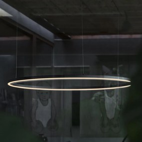 Ideal Lux - LED závesné svietidlo na lanku ORACLE LED/83W/230V 3000K pr. 150 cm čierna