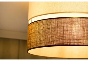 Brilagi - Stropné svietidlo ROYAL YUTE 1xE27/15W/230V pr. 40 cm béžová/krémová