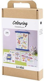 Kreatívna sada Craft Kit Colouring Butterfly & Robot
