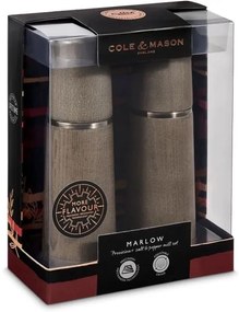 Cole&Mason - Sada mlynčekov na soľ a korenie MARLOW buk 2 ks 18,5 cm