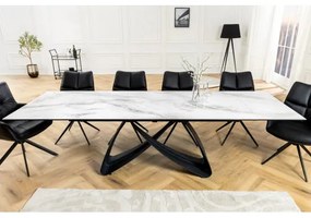 Rozkladací jedálenský stôl Infinity 45180 180/220/260 x 90cm White Ceramik - Komfort-nábytok
