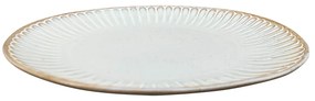Keramický dezertný tanier Grau, (fi) 21 cm, sivá