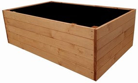 Drevený vyvýšený záhon COMFORT, smrek, 125 x 78 x 41 cm TP94403