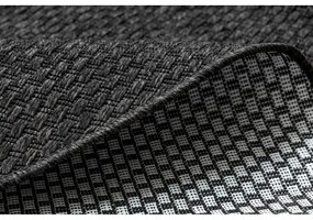 Kusový koberec Decra čierny kruh 200cm