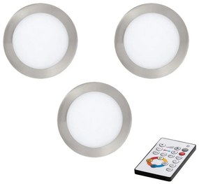 Eglo Eglo 78661 - SADA 3x LED Stmievateľné podhľadové svietidlo TINUS LED/6W/230V + DO EG78661