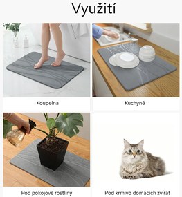 Bezdoteku Kremelinová predložka do kúpeľne GG 60x39