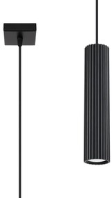 Brilagi - Luster na lanku CRESTO 1xGU10/10W/230V čierna