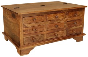 furniture-nabytek.cz - Drevený stôl konferenčný s 9 zásuvkami 90x60x45